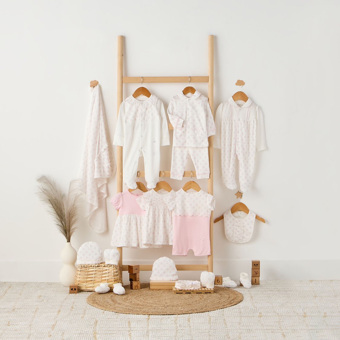 Giggles Printed Collared Sleepsuit with Button Closure