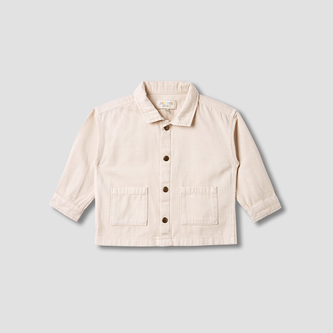 Juniors Solid Shirt with Pockets