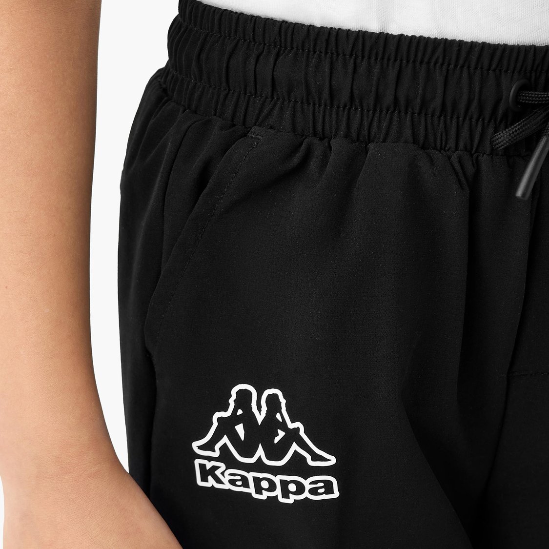 Kappa Logo Print Joggers with Cargo Pockets