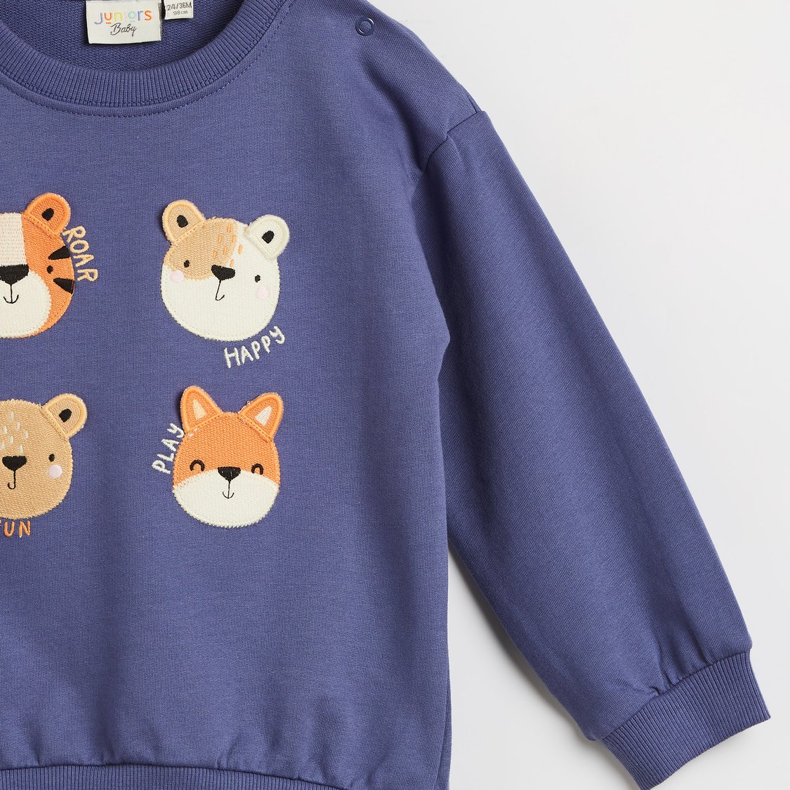 Juniors Applique Sweatshirt and Joggers Set