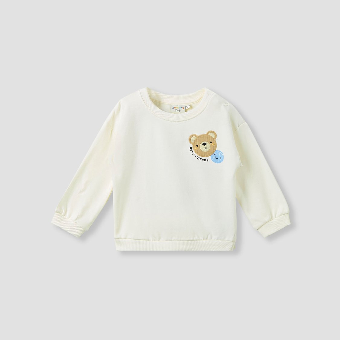 Juniors Bear Applique Sweatshirt and Cargo Pants Set
