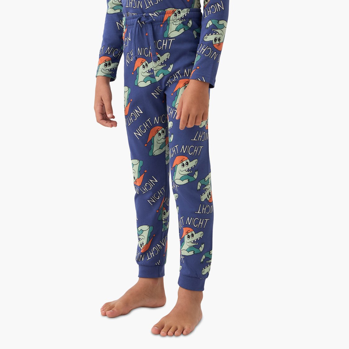 Juniors Crocodile Print T-shirt and Pyjama Set