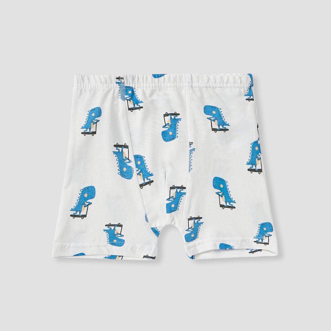 Juniors Assorted Trunks with Elasticated Waistband - Set of 7