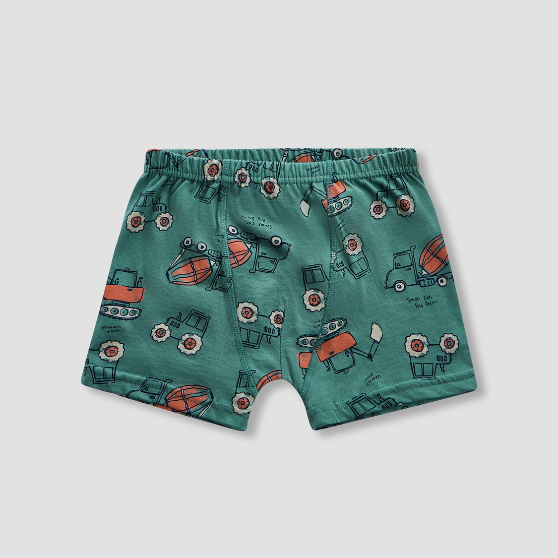 Juniors Printed Trunks with Elasticated Waistband - Set of 6