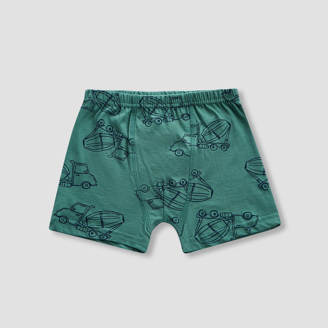 Juniors Printed Trunks with Elasticated Waistband - Set of 6