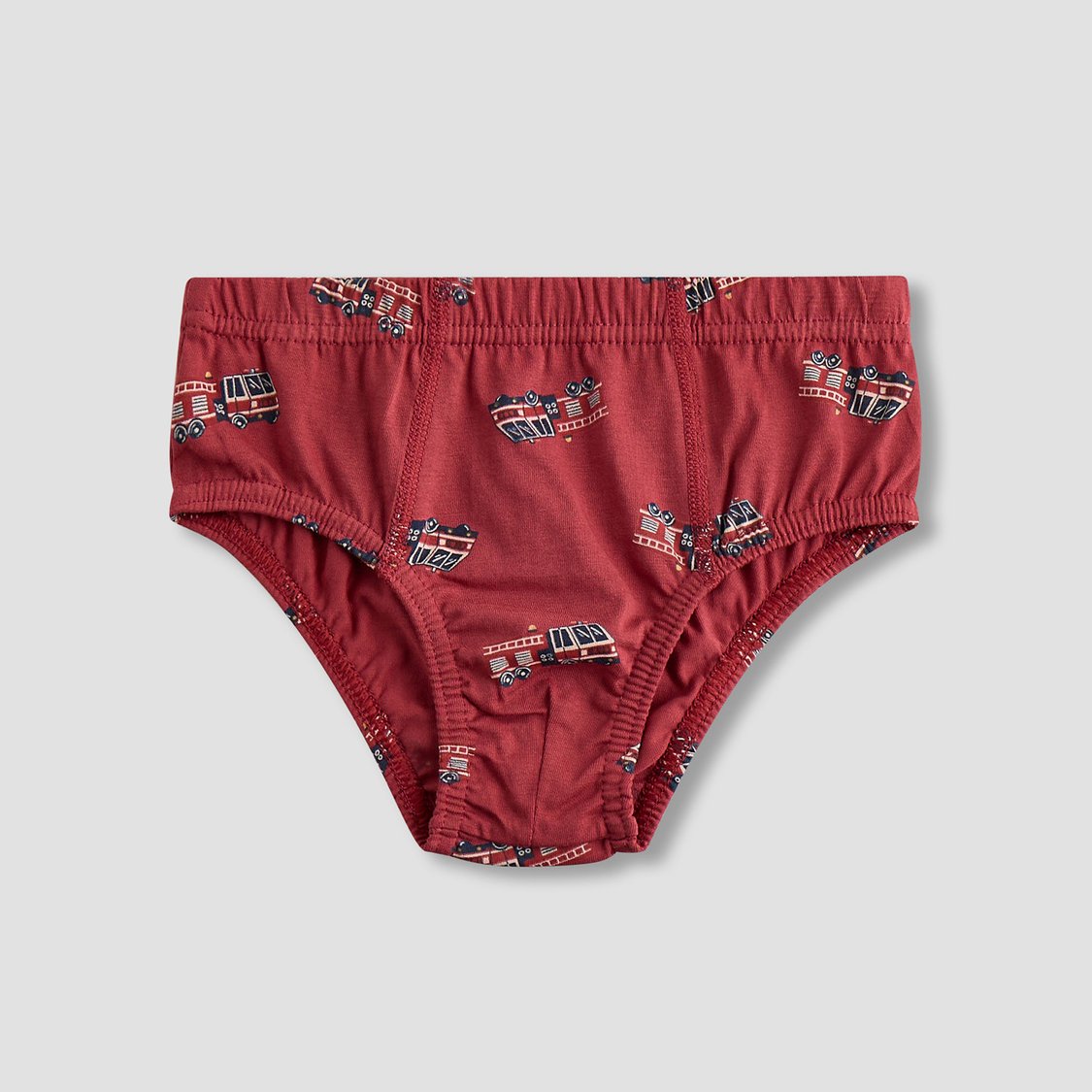 Juniors Printed Briefs with Elasticated Waistband - Set of 5