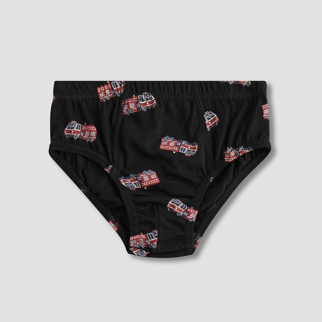 Juniors Printed Briefs with Elasticated Waistband - Set of 5