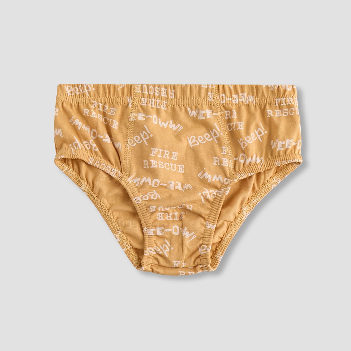 Juniors Printed Briefs with Elasticated Waistband - Set of 5