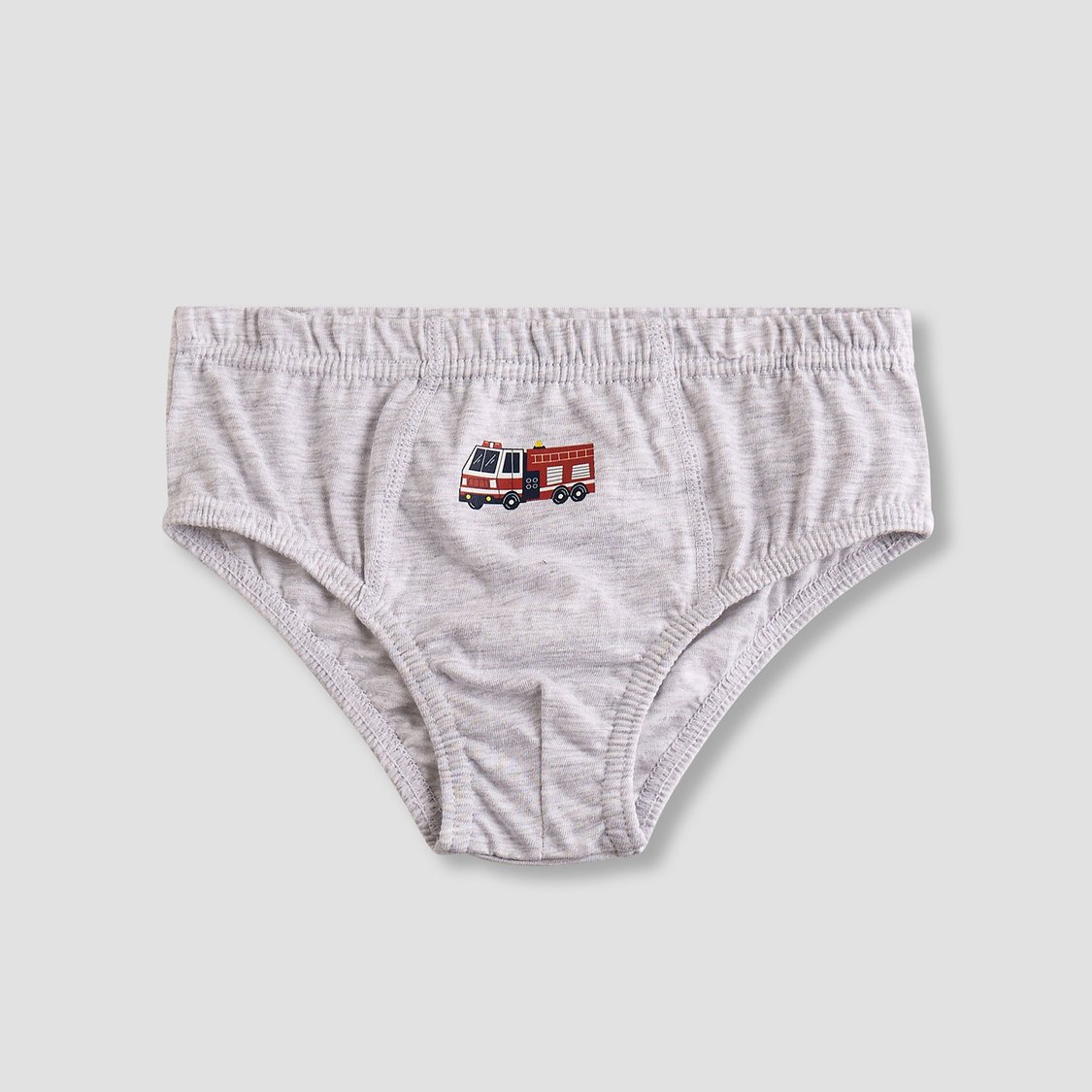 Juniors Printed Briefs with Elasticated Waistband - Set of 5
