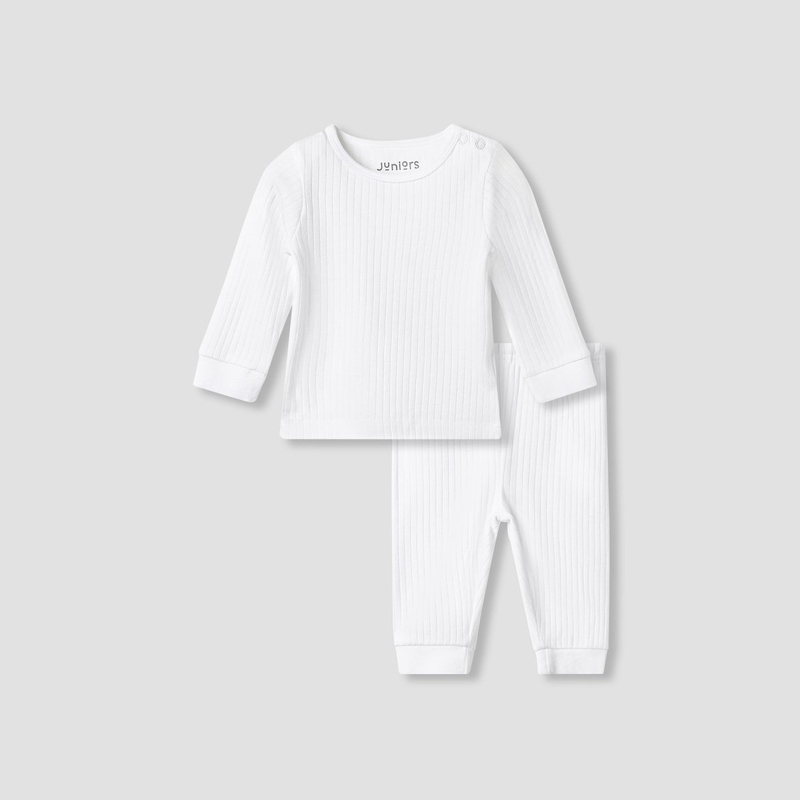 Juniors Ribbed T-shirt with Pyjama Set