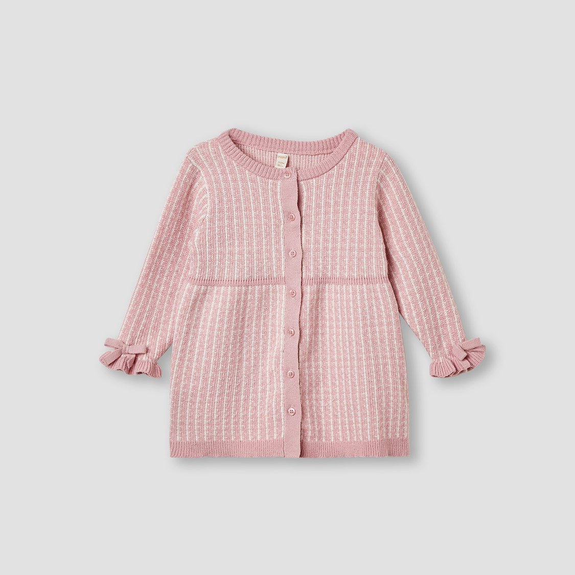 Giggles Textured Dress with Shrug and Tights