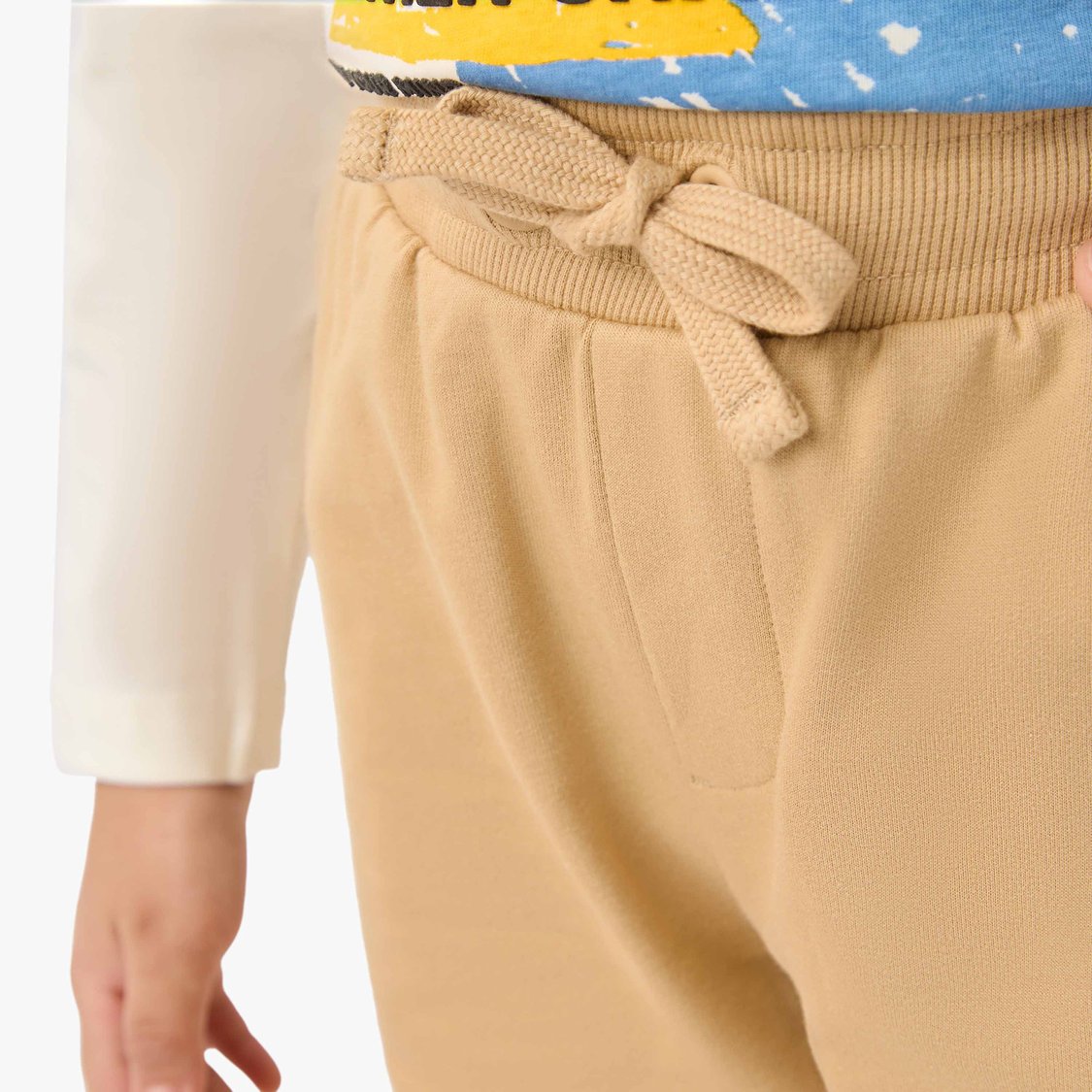 Juniors Typographic Print Joggers with Pockets