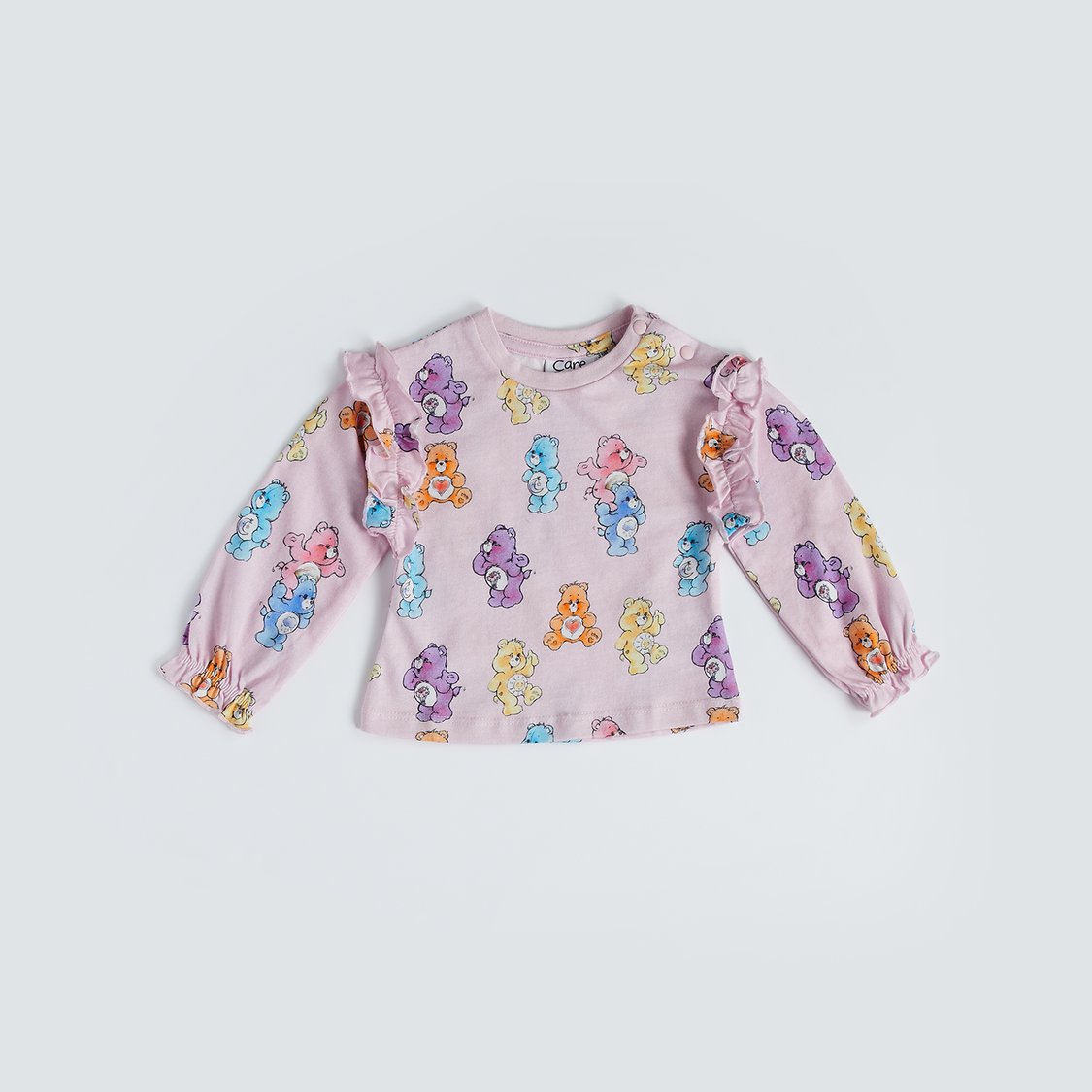 Juniors Care Bear Print T-shirt with Long Sleeves - Set of 2