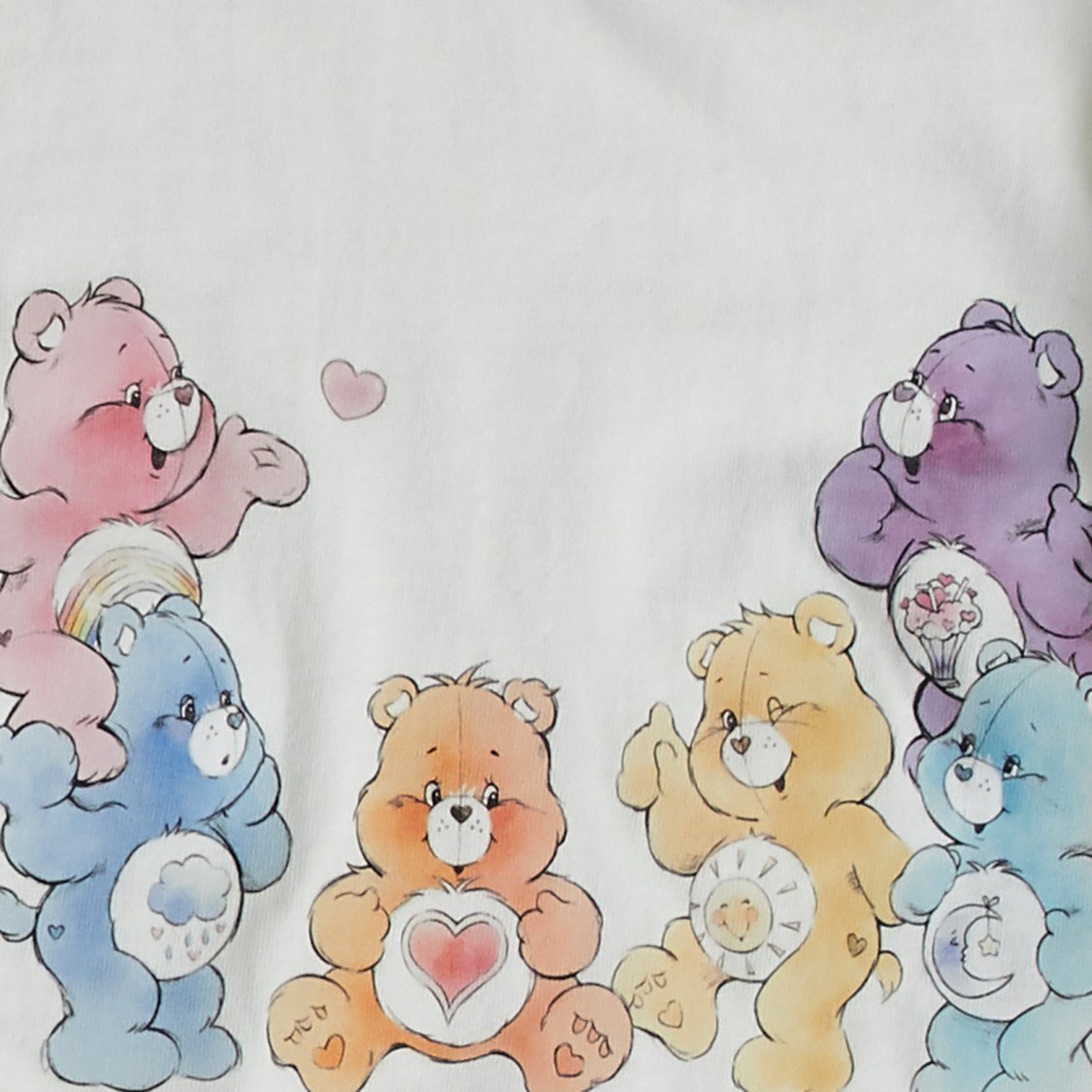 Juniors Care Bear Print T-shirt with Long Sleeves - Set of 2