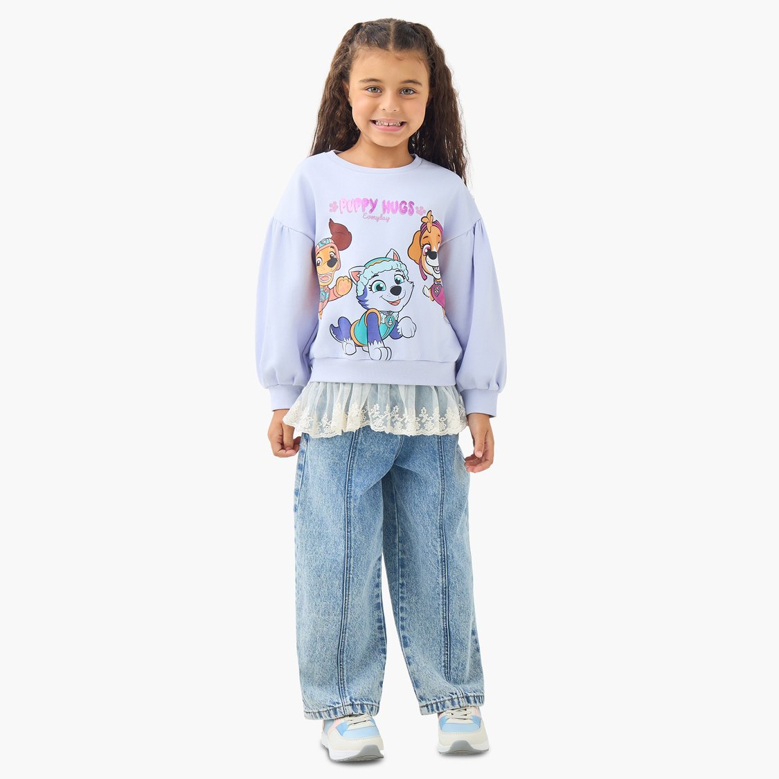 Juniors PAW Patrol Print Sweatshirt with Long Sleeves