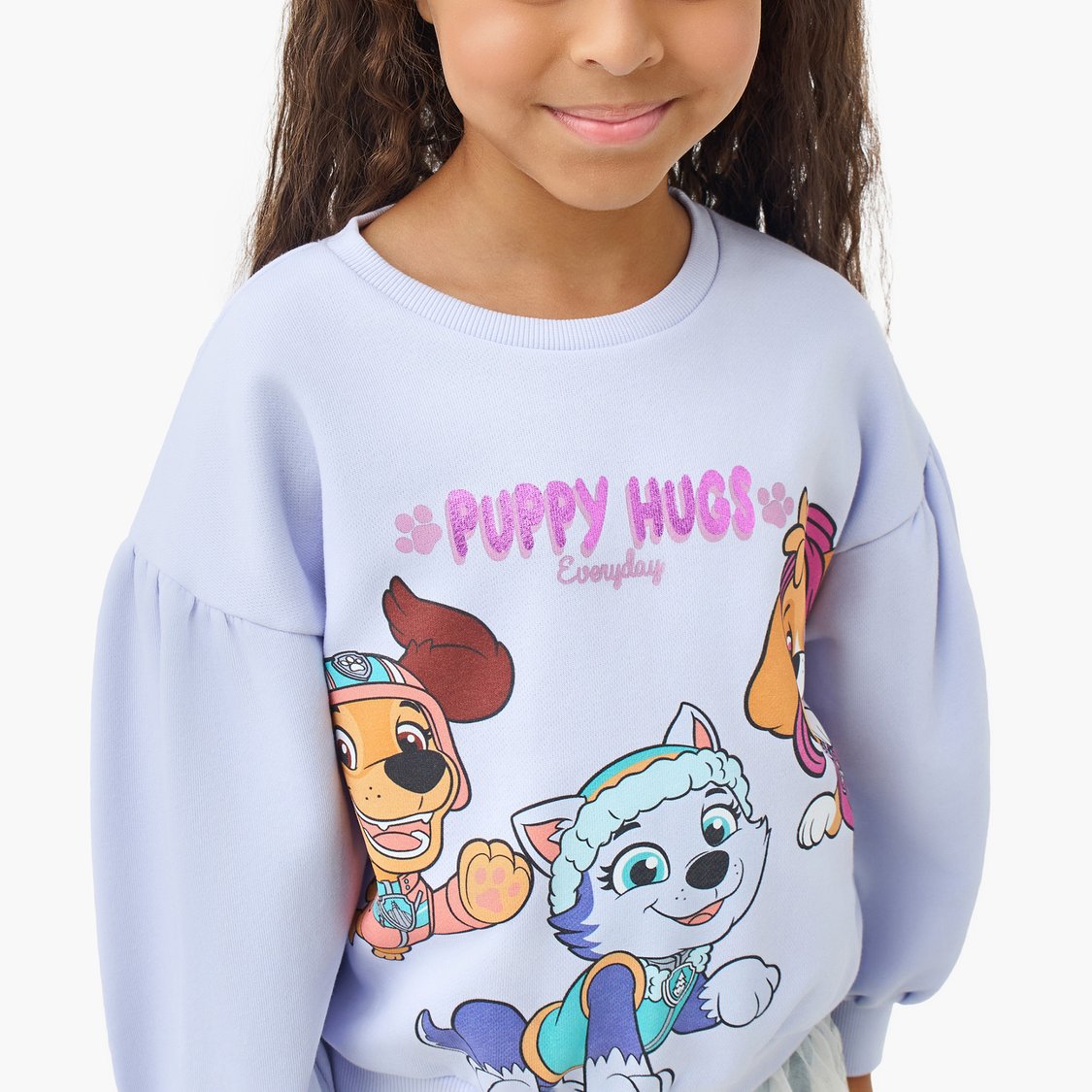 Juniors PAW Patrol Print Sweatshirt with Long Sleeves