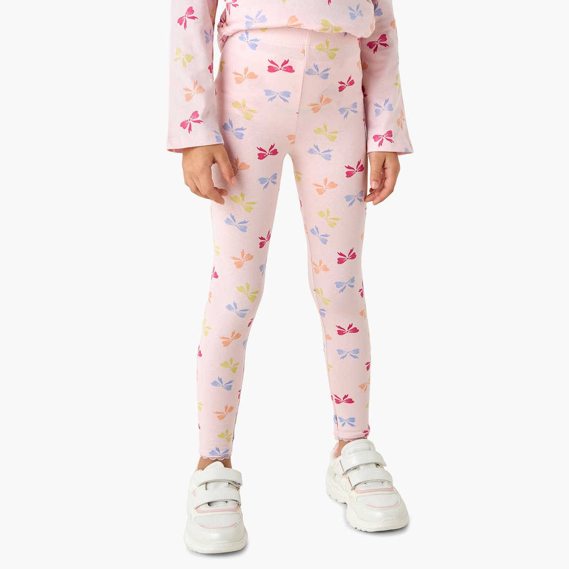Juniors Leggings with Lace Inserts - Set of 2