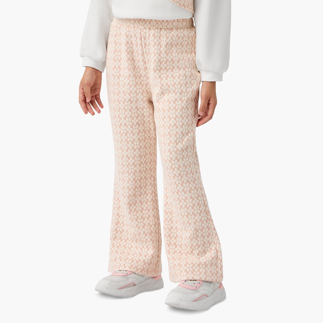 Juniors Bow Accent Sweatshirt and Pants Set