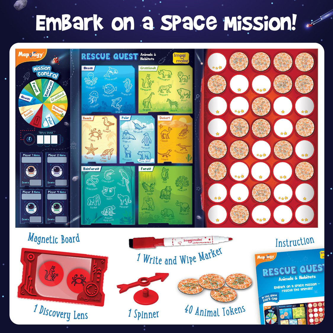 Imagimake Animals And Habitats Rescue Quest
