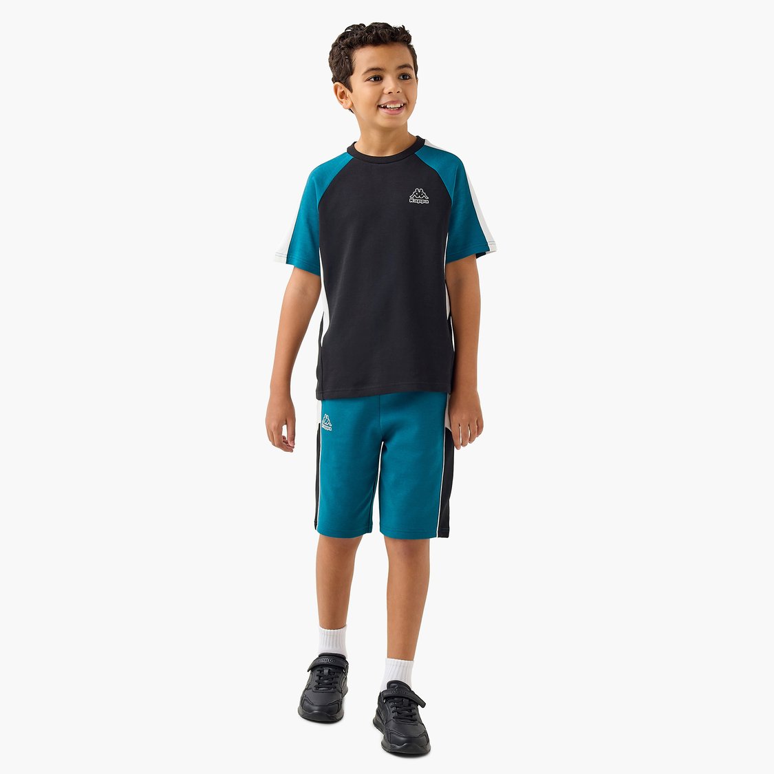 Raglan Sleeves T-shirt and Shorts Set
