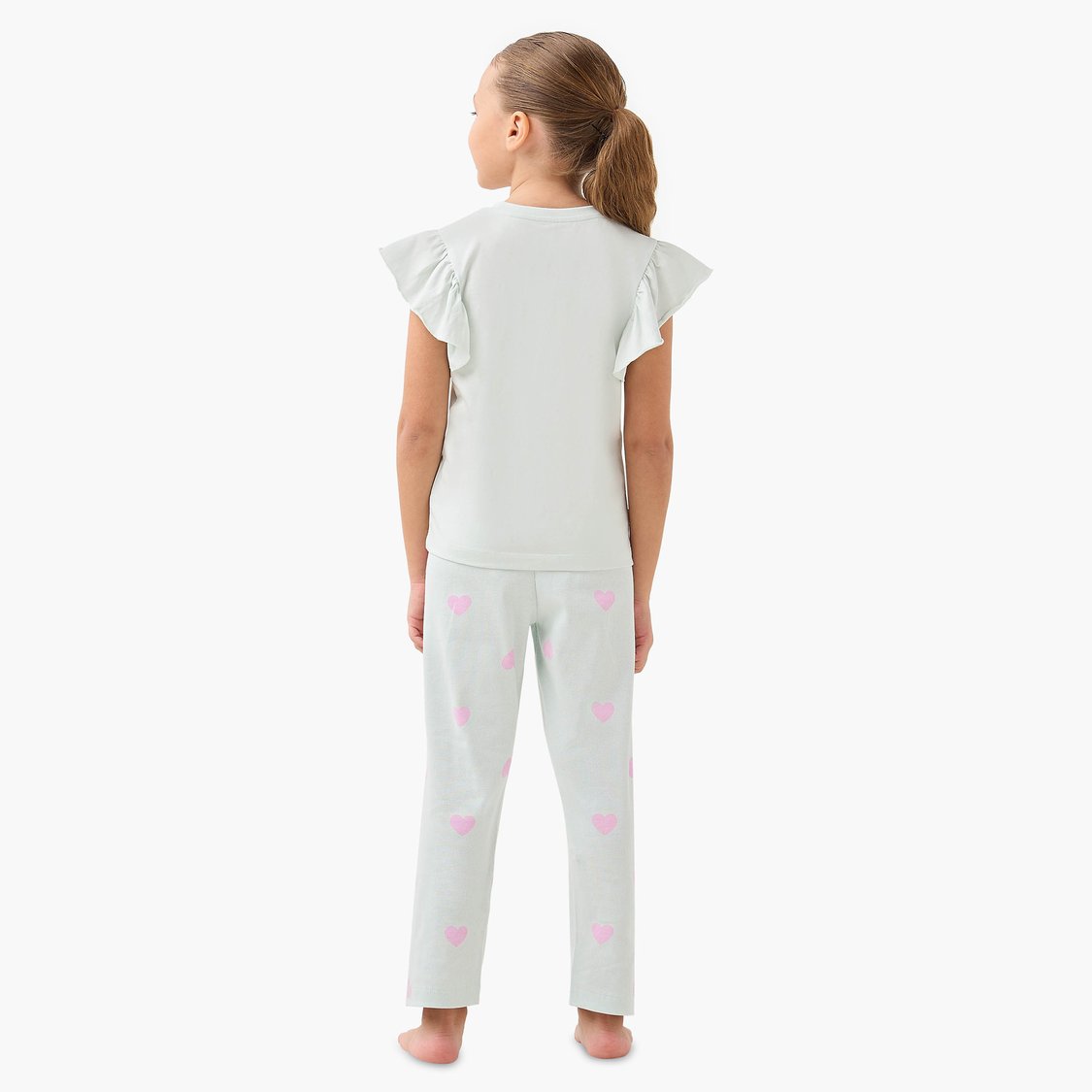 Stitch Print Top and Pyjama Set