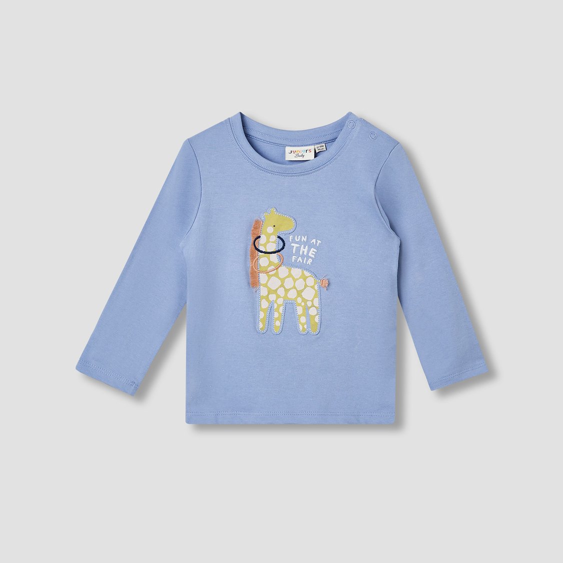 Juniors Animal Applique T-shirt with Long Sleeves - Set of 3