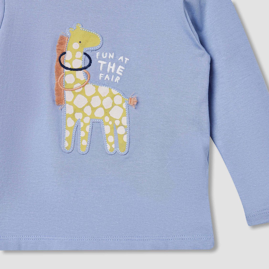 Juniors Animal Applique T-shirt with Long Sleeves - Set of 3