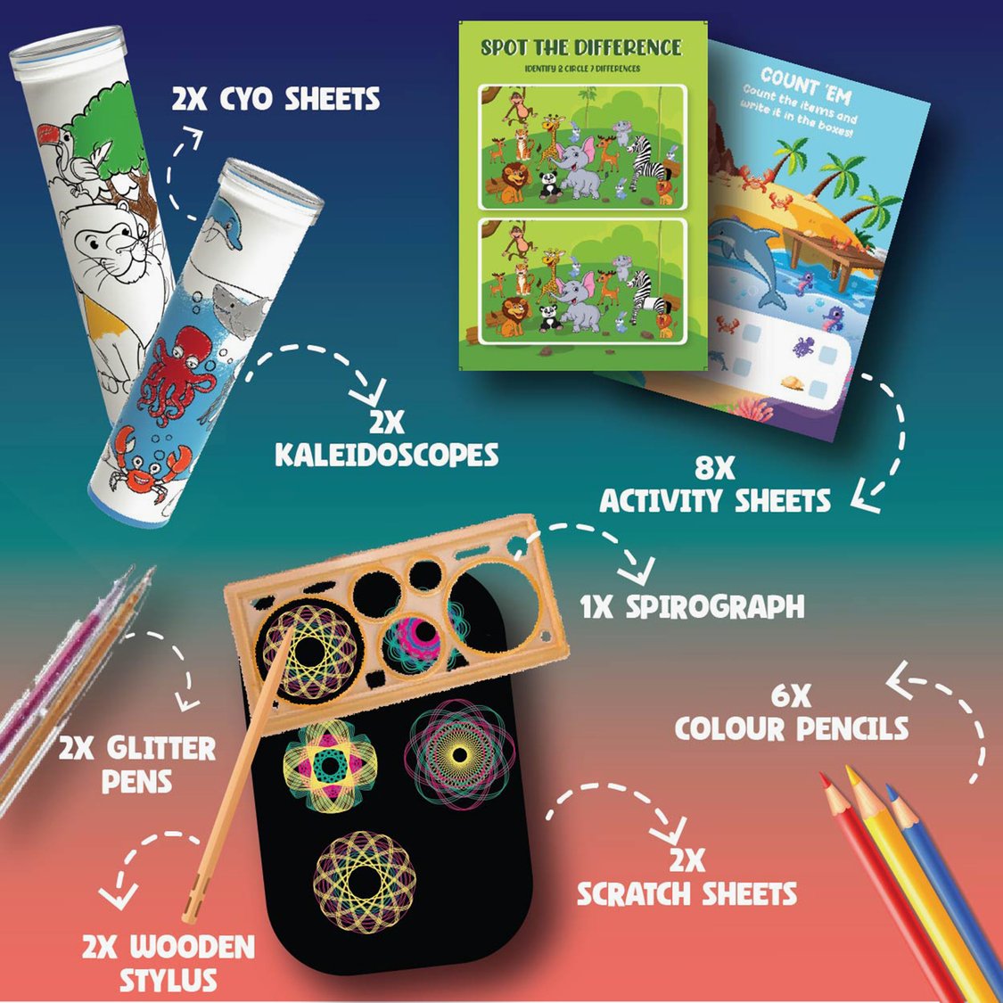 Playmagic Sea and Animal Adventure Brain Activity Kit