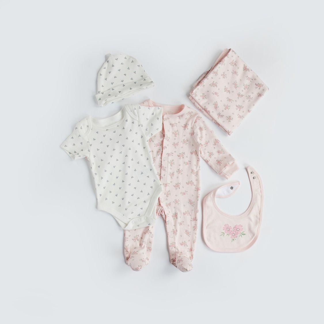Juniors 5-Piece Floral Printed Clothing Set