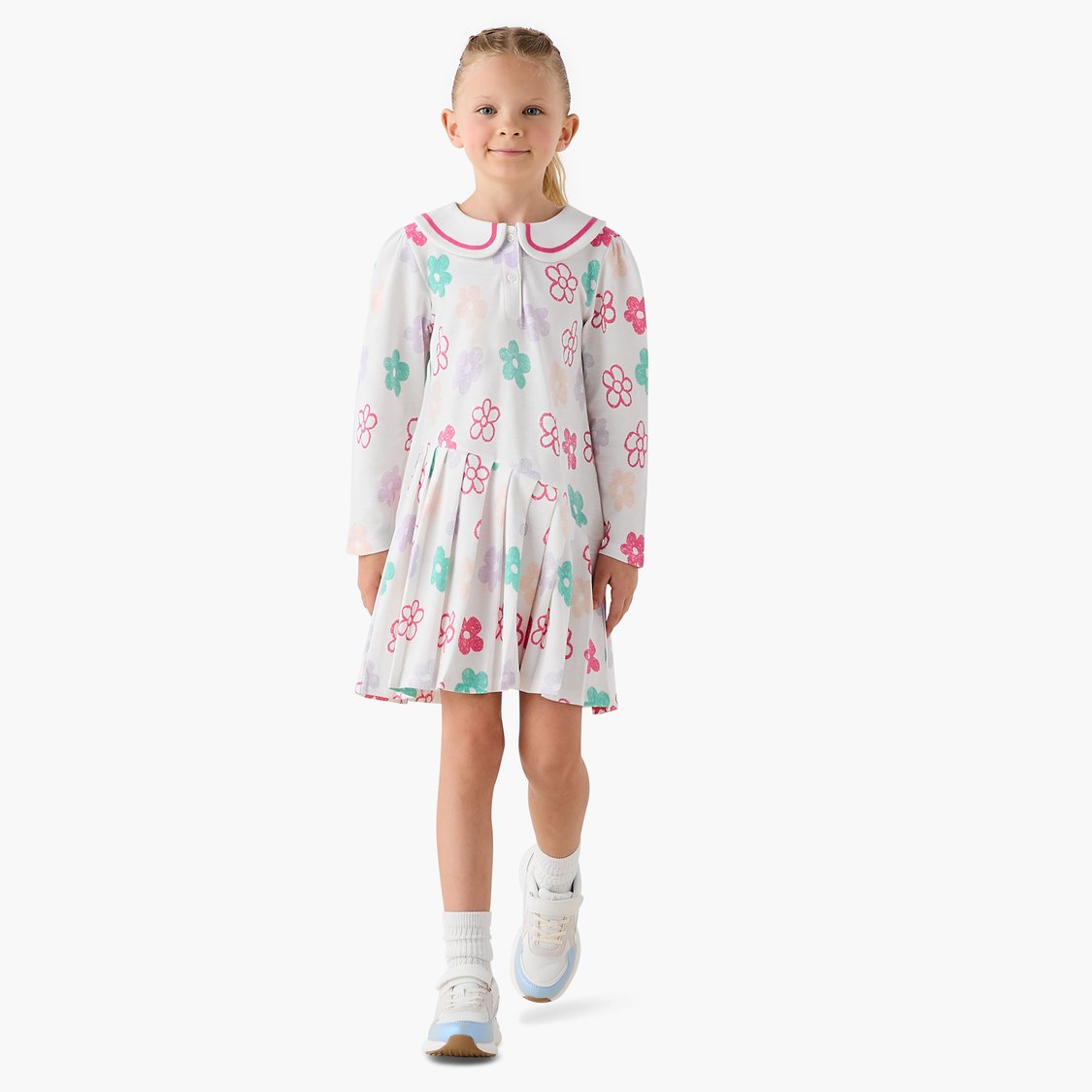 Juniors Floral Print Dress
