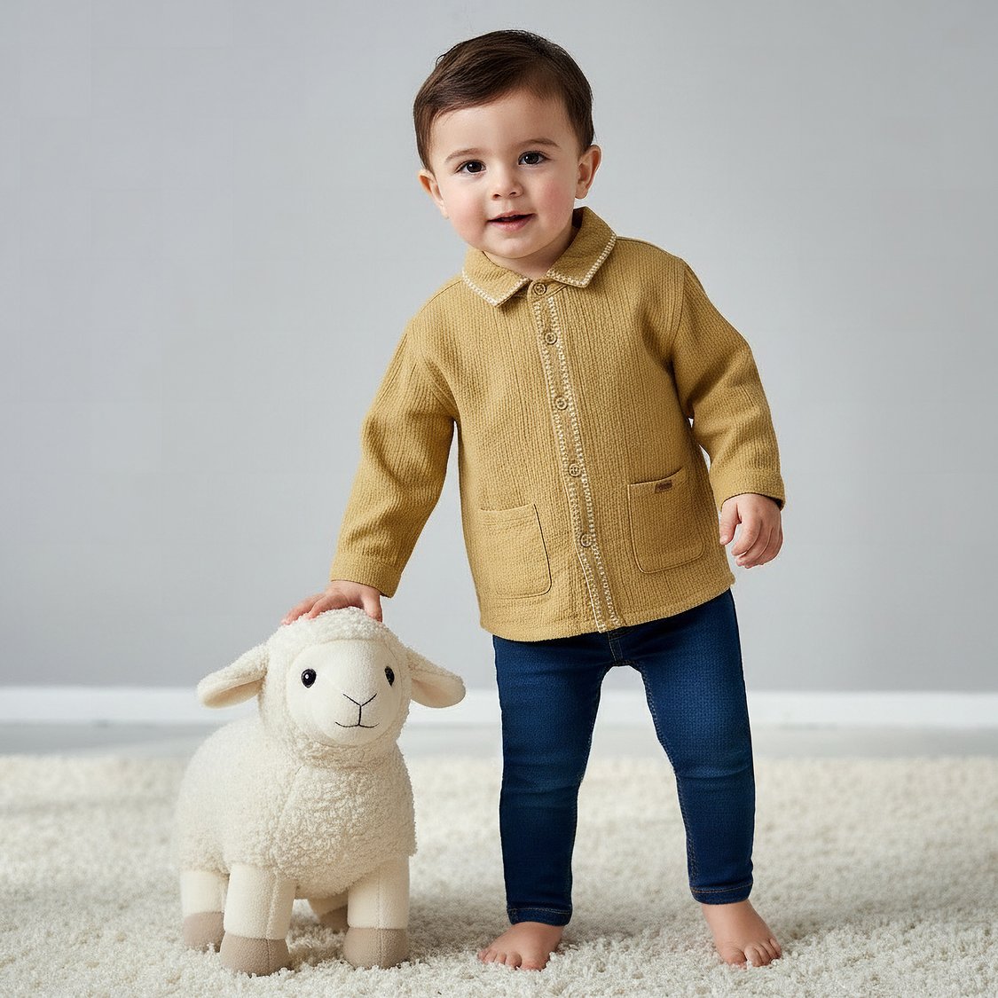 Giggles Embroidered Shirt
