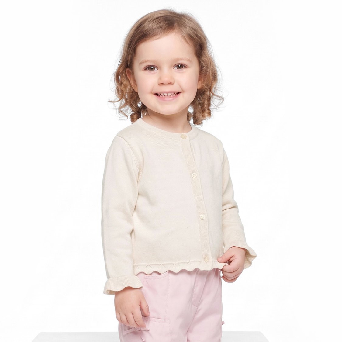 Juniors Metallic Knit Cardigan