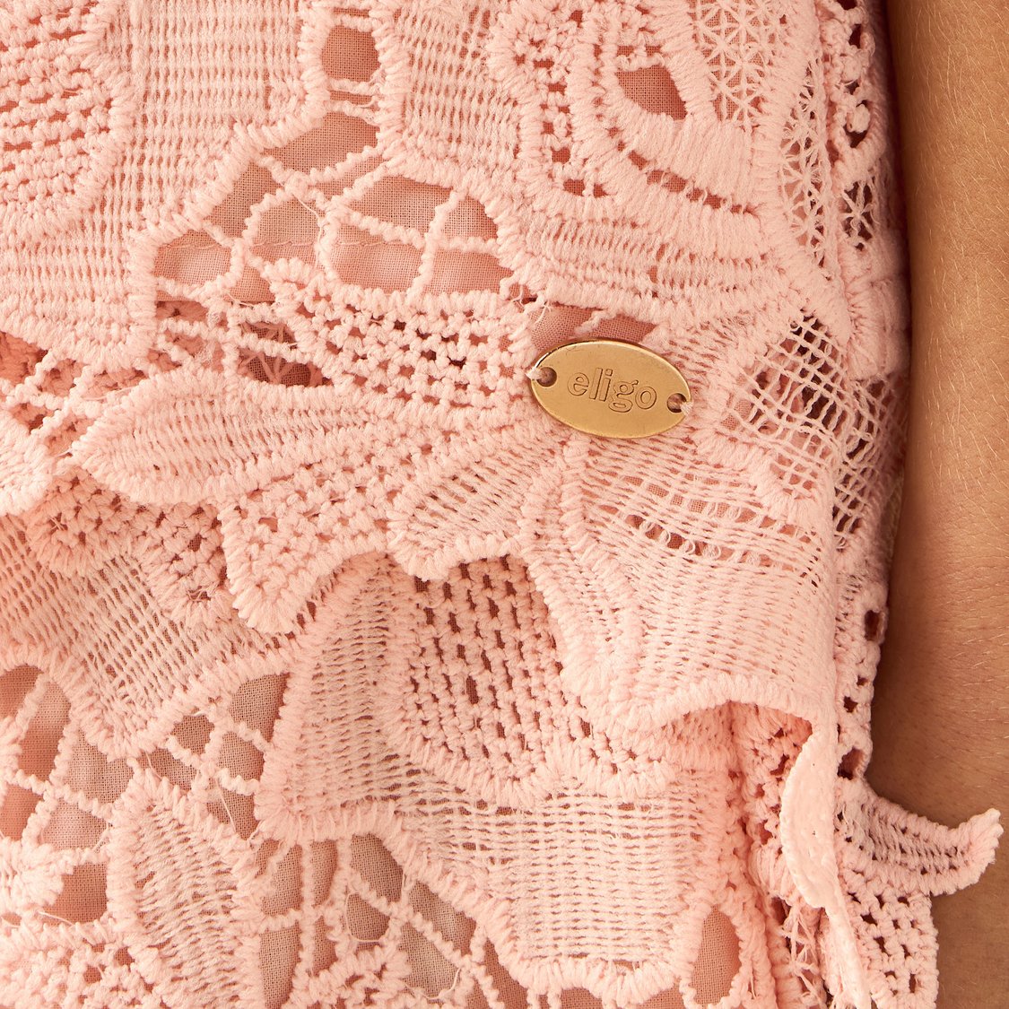 Lace Detail Top and Pants Set