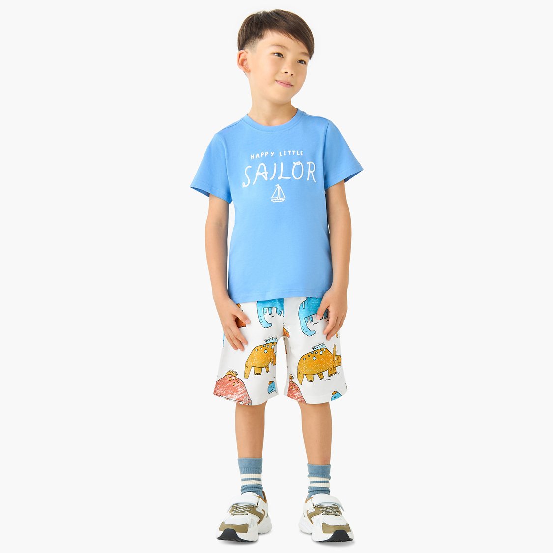 Juniors Dinosaur Print Shorts