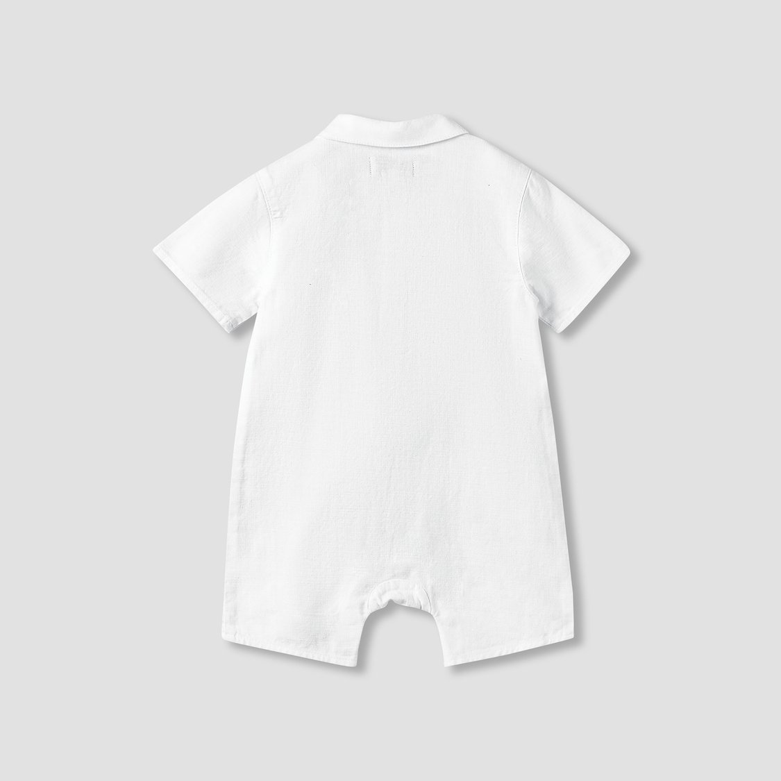 Juniors Animal Applique Collared Romper