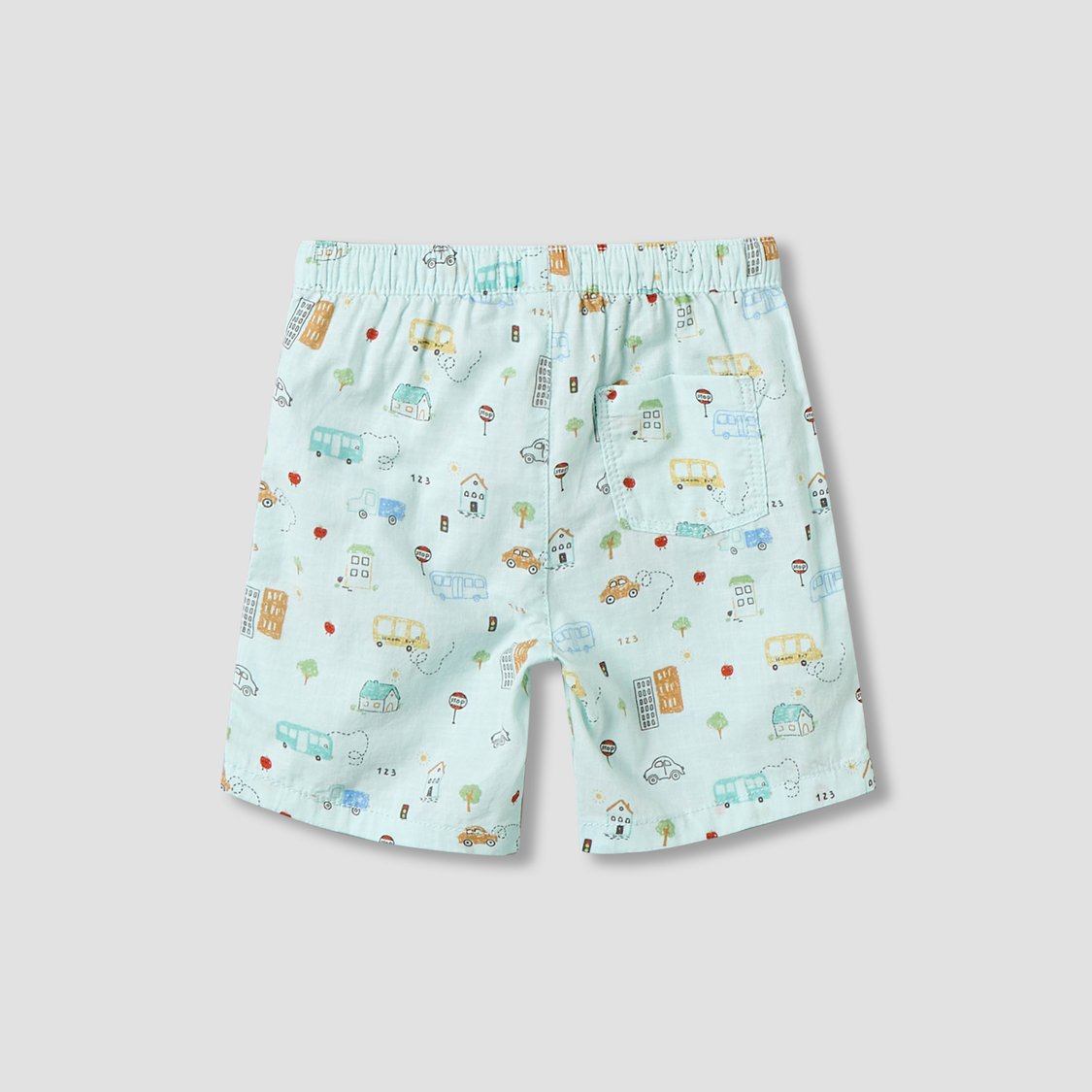 Juniors Graphic Print Shirt and Shorts Set