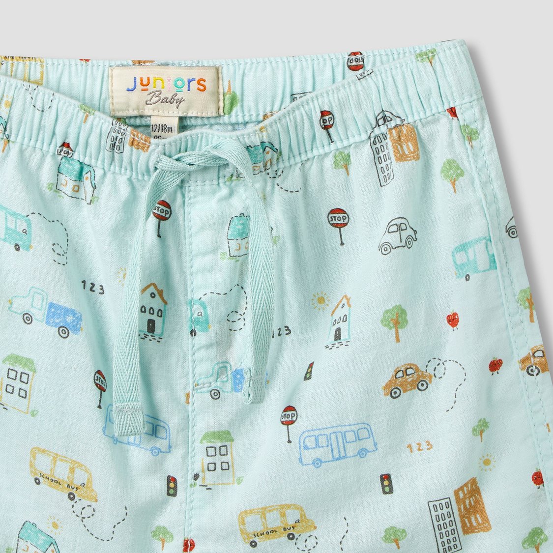 Juniors Graphic Print Shirt and Shorts Set