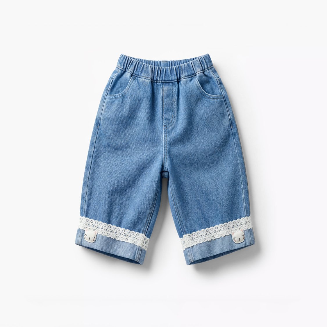 Juniors Bow Detail Top and Jeans Set