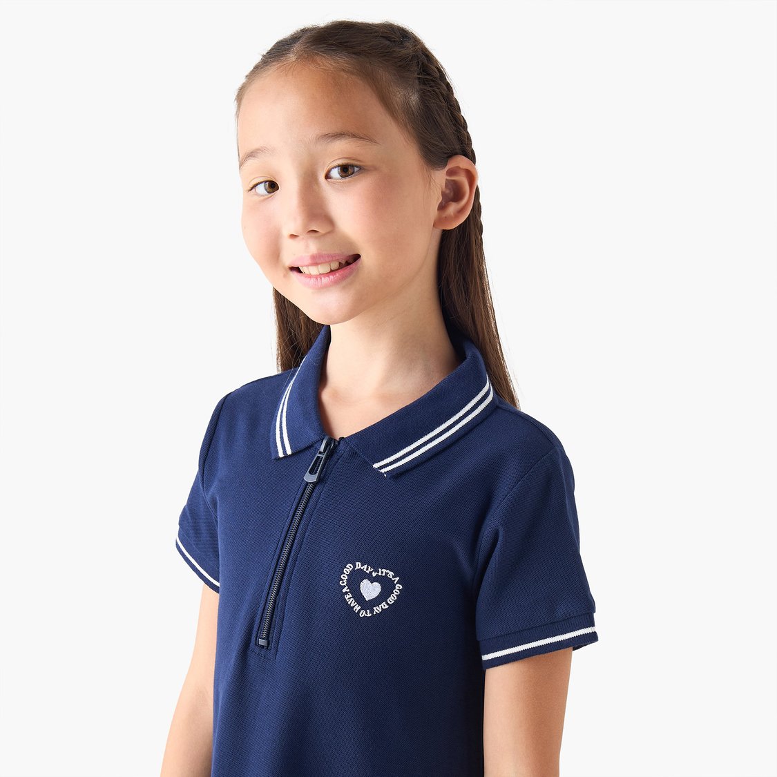 Buy Juniors Knit Drop Waist Polo Dress from Juniors at just INR 699.0 at Babyshop Buy Juniors Knit Drop Waist Polo Dress from Juniors at just INR 699.0 at Babyshop