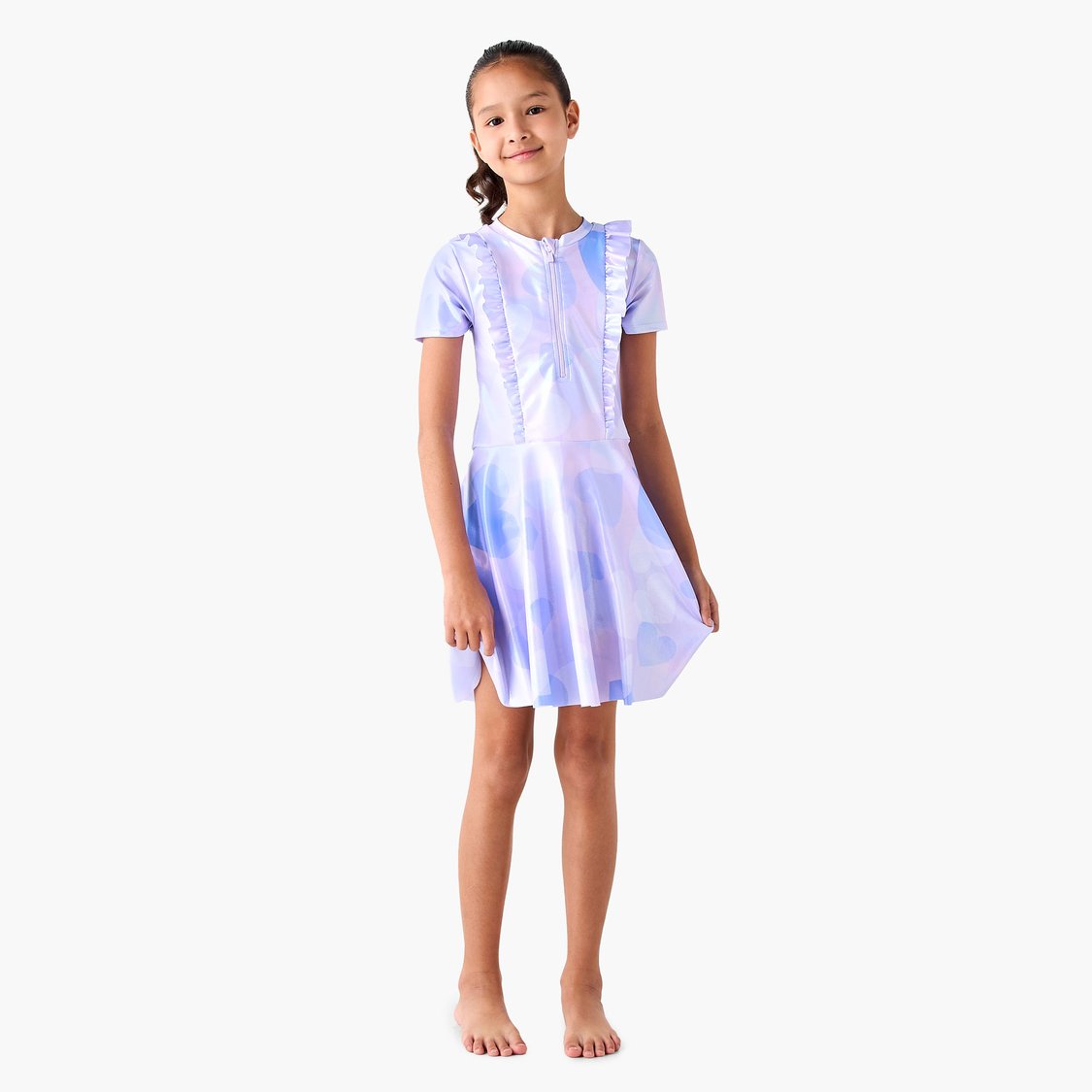 Buy Juniors Printed Swim Dress with Attached Shorts from Juniors at just  INR 1699.0