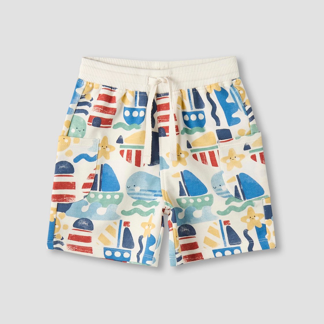 Juniors Assorted Drawstring Waist Shorts - Set of 2