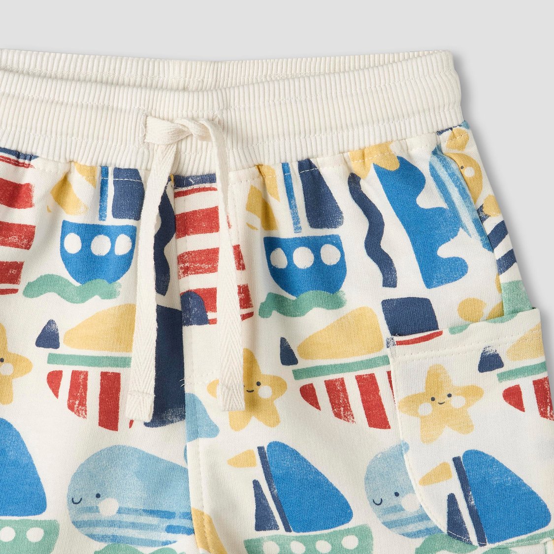 Juniors Assorted Drawstring Waist Shorts - Set of 2