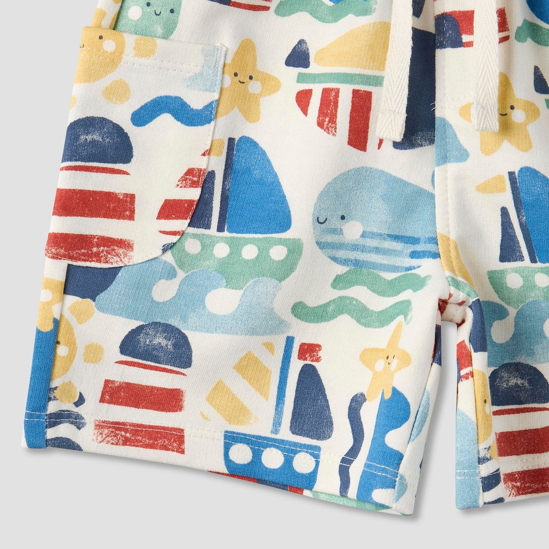 Juniors Assorted Drawstring Waist Shorts - Set of 2