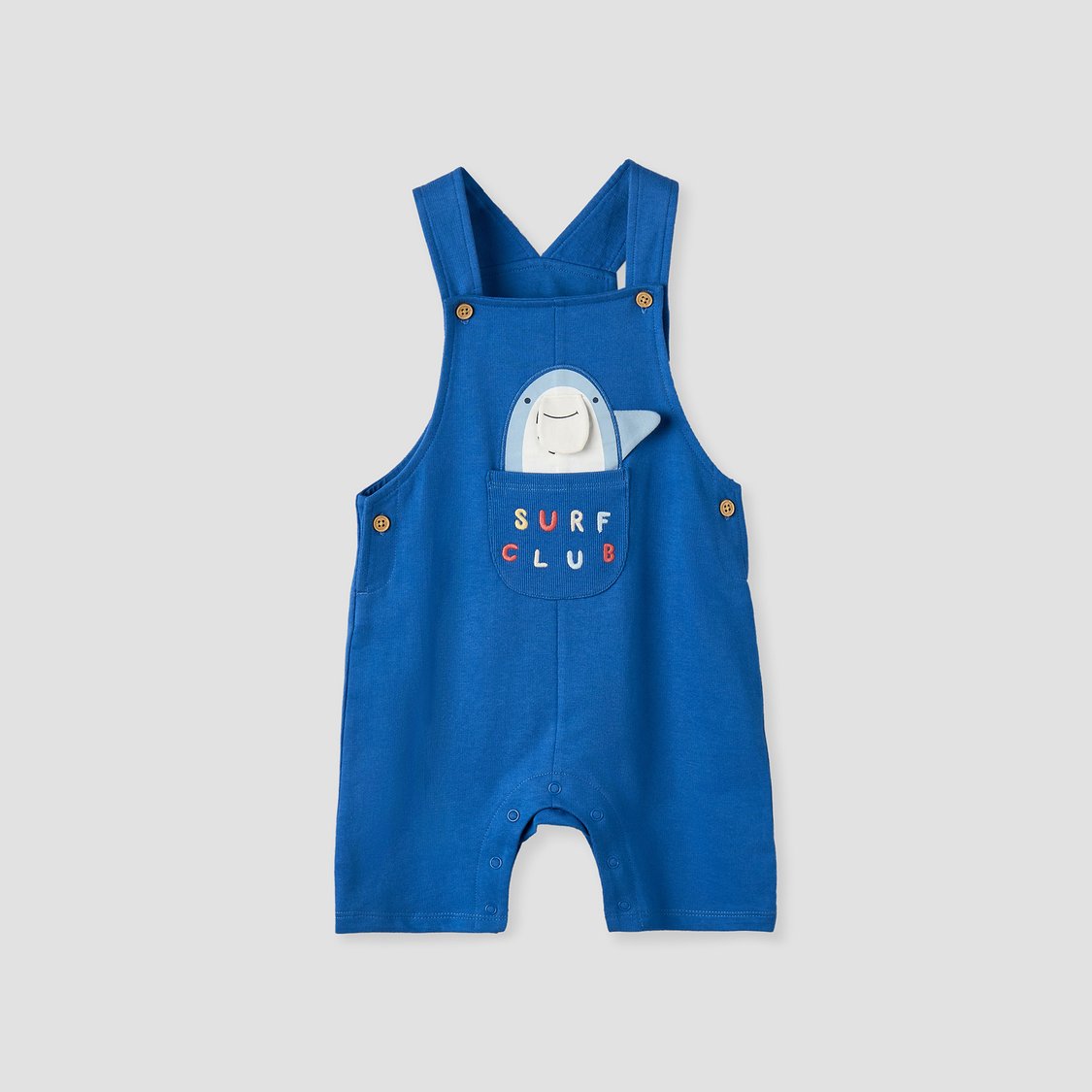 Juniors Striped T-shirt and Dungaree Set