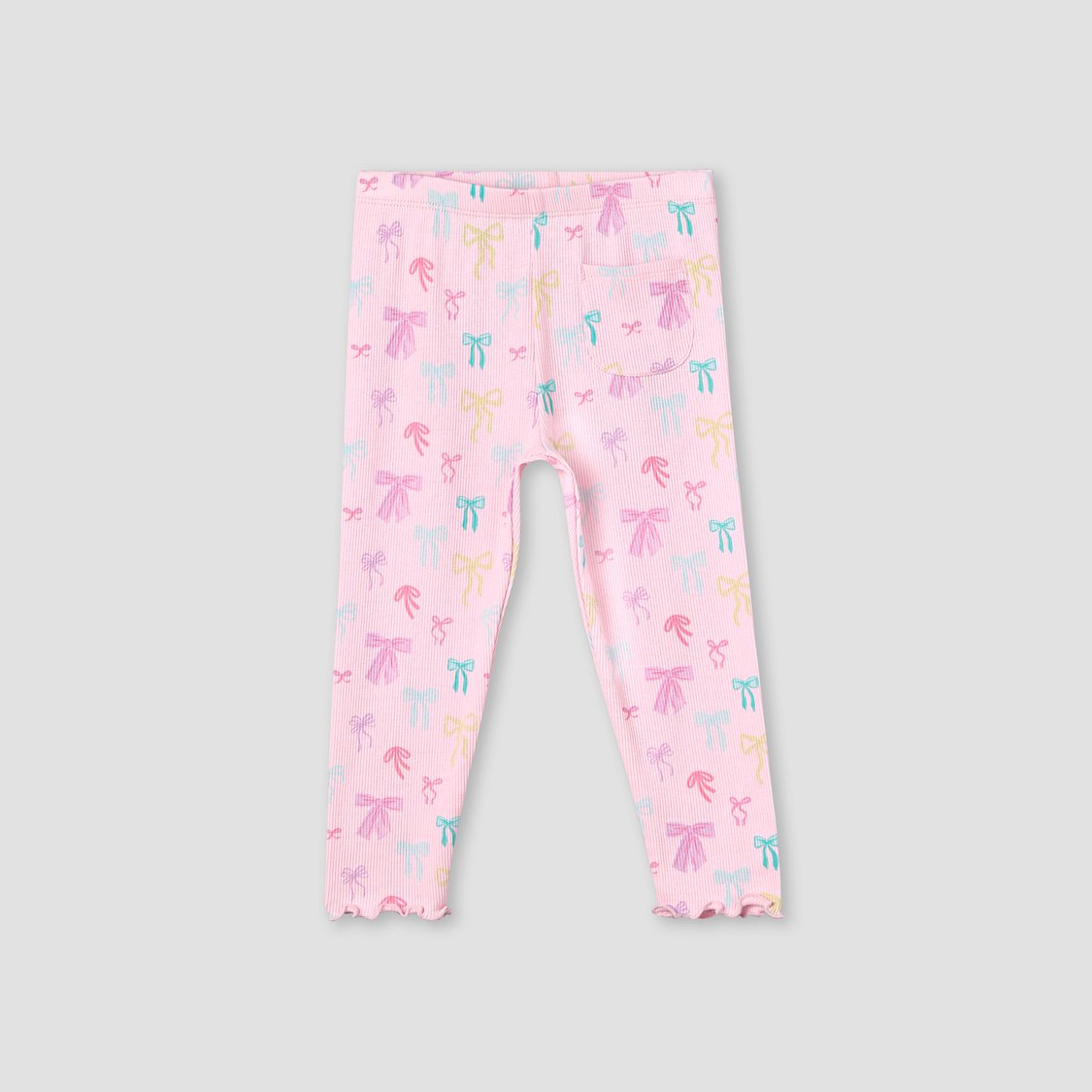 Juniors Bow Print Leggings