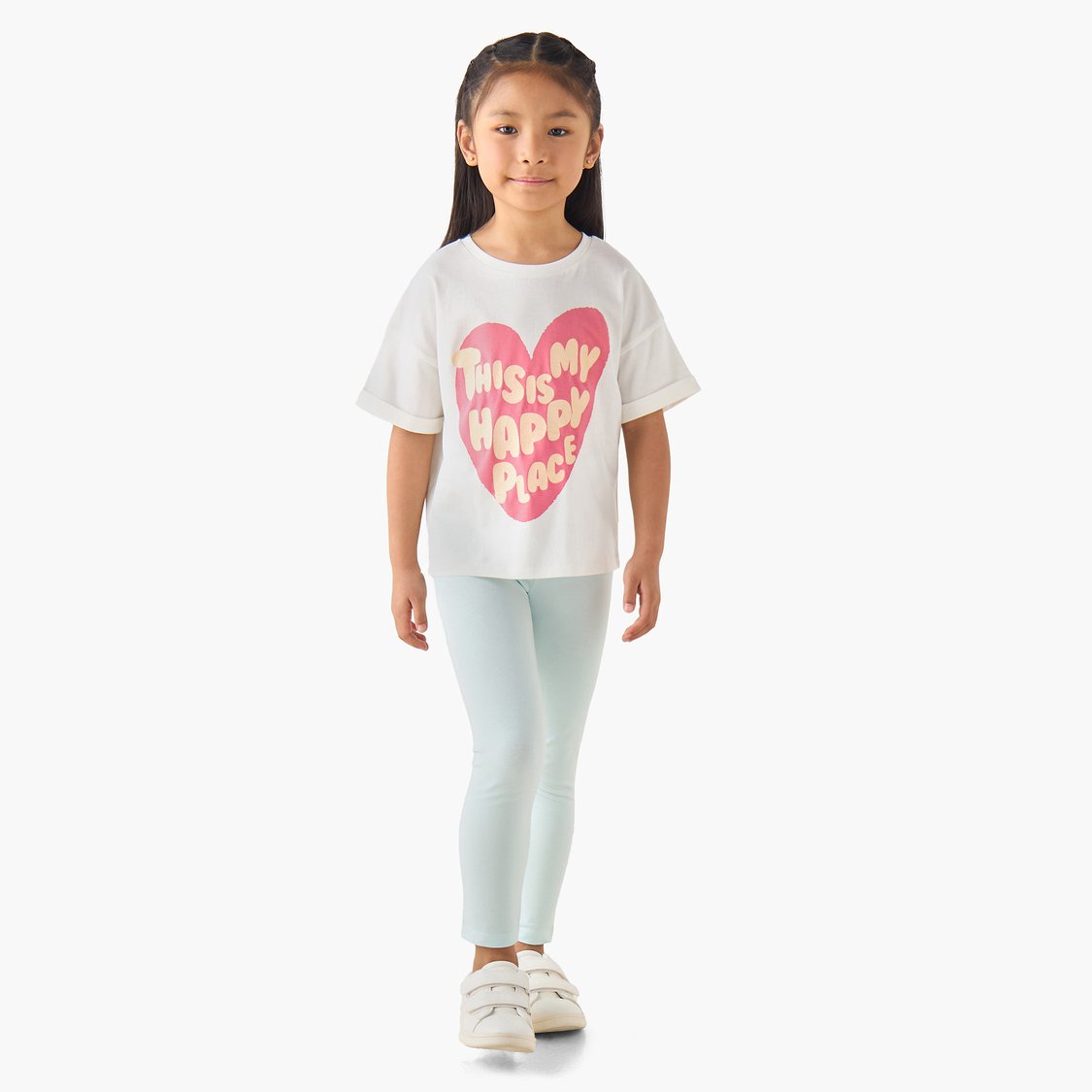 Juniors Slogan Print T-shirt