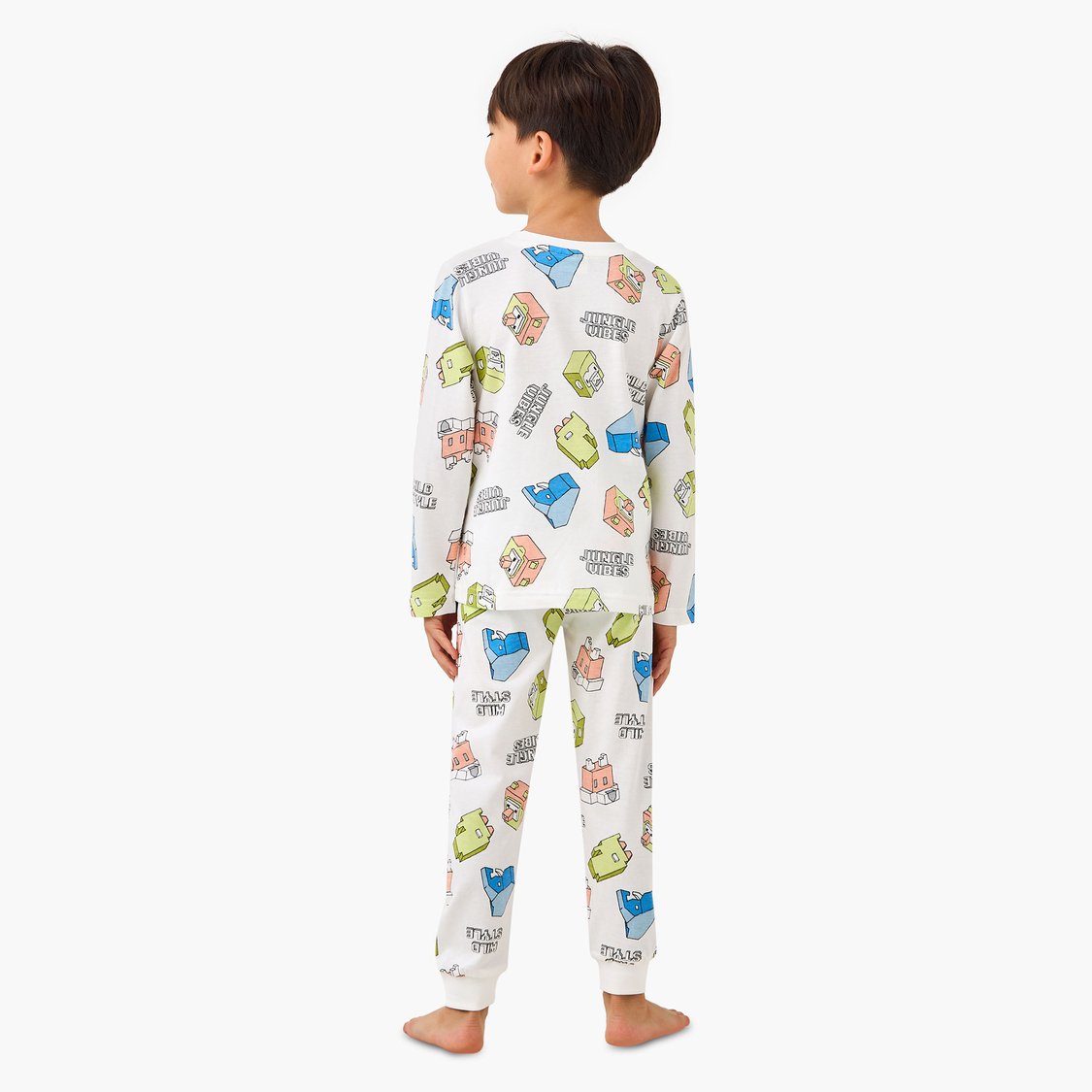Juniors Graphic Print T-shirt and Pyjama Set