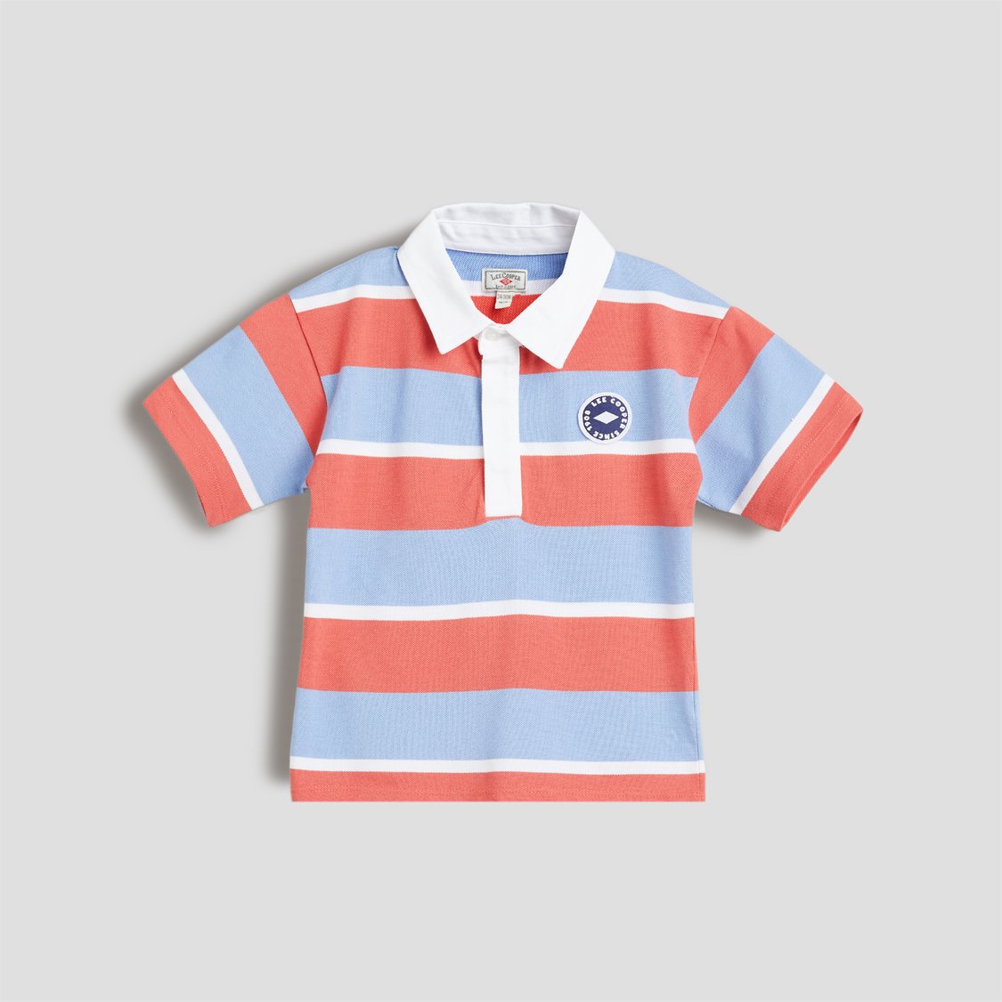 Juniors Striped Polo T-shirt