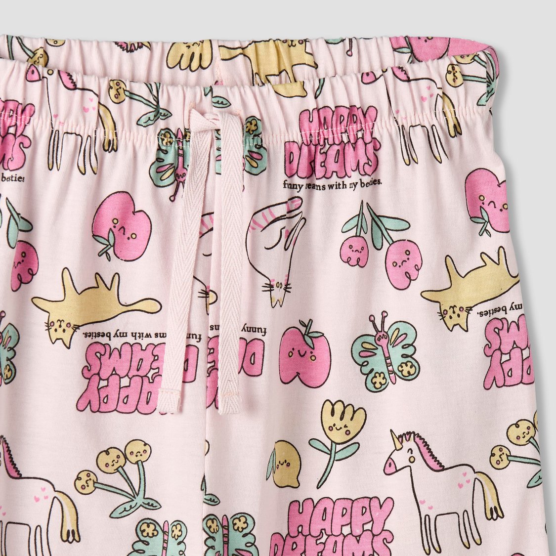 Juniors Printed T-shirt and Pyjama Set