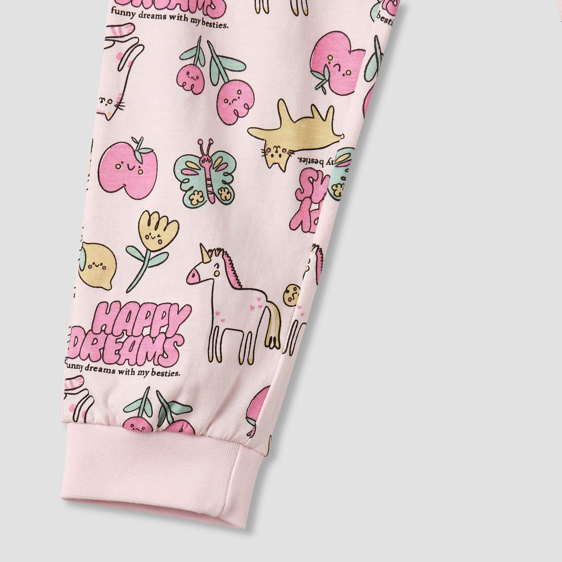 Juniors Printed T-shirt and Pyjama Set
